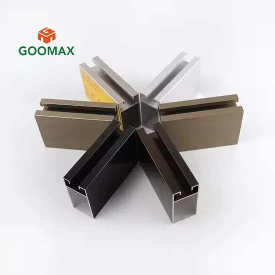 Aluminum Extrusion 6000 Series Aluminum Window Frame Profiles Customized Aluminum Profile for Door and Window