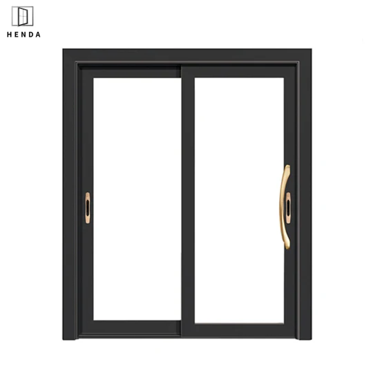 Square Angle Design Aluminum Sliding Window 5mm Double Tempered Glass with Argon Thermal Break 110/108 Series with Mosquito Net Sliding Windows