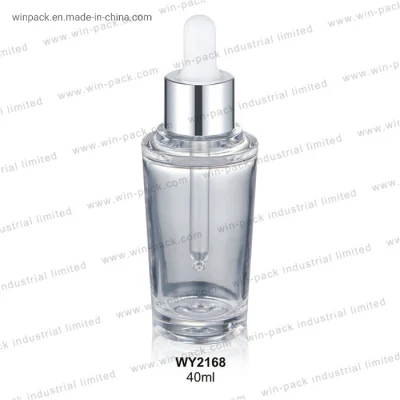 Winpack Top Selling Empty Acrylic Cosmetic Dropper Bottle for Facial Care