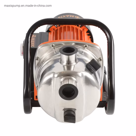Stainless Steel Head Domestic Self-Priming Jet Electric Water Transfer Surface Pump for Garden Irrigation
