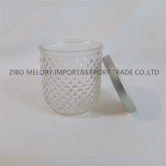 18 Years New Series Raised Pattern Wax Cup/Glass Candle Holder/Glass Bottle/Glass Diffuser/Diffuser/Glass Jar for Choice